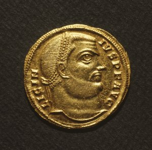 Licinius 1、313-14 AD（ゴールド）の黄色ブドウ球菌